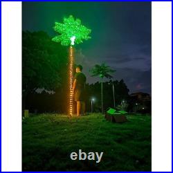 Metal Palm Tree Light Up Outdoor Decor Realistic Waterproof Heavy Duty Design US