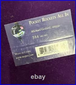 Michael Godard Pocket Rockets All In Artist Ornament Ne'Qwa Art Lined Box