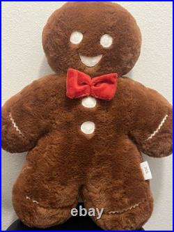 Minky Gingerbread Man with Red Bow Tie And Mrs. Gingerbread With Red Bow Minky Gingerbread Man with Red Bow Tie And Mrs. Gingerbread With Red Bow