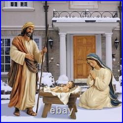 MorningRo 3 Pcs Metal Outdoor Nativity Scene Set Large 48.9 Tall Holy Family MorningRo 3 Pcs Metal Outdoor Nativity Scene Set Large 48.9 Tall Holy Family