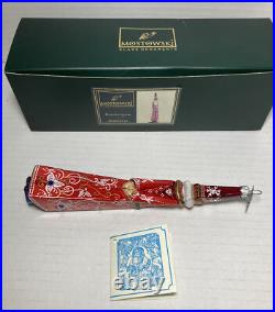 Mostowski Russian Santa Blown Glass Christmas Ornament with Box Poland NM#63515
