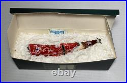 Mostowski Russian Santa Blown Glass Christmas Ornament with Box Poland NM#63515