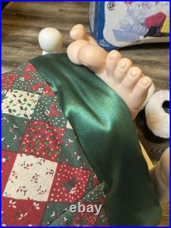 Motion Santa Animated Electronic Snoring Whistling Christmas Animated Display