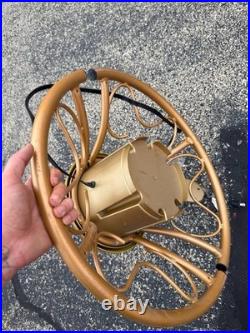 Motorized Christmas Tree Stand Rotating 9 Ft Artificial Tree 120 lb Gold