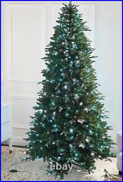 Mr. Christmas 7.5' Green Alexa Enabled Smart Christmas Tree LED 55 Function New