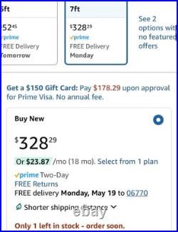 Mr. Christmas Alexa Compatible Smart Home Pre-Lit Artificial Christmas Tree 7ft