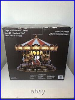 Mr. Christmas Deluxe Holiday Carousel 20 Songs 17 Wide