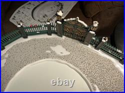 Mr. Christmas Holiday in Motion Animated Victorian Skaters Skating Rink Complete