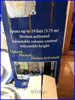 Mr. Christmas Musical /lighted /motion Activated/ Pathway Shepherd's Hook Bells
