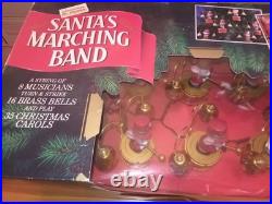 Mr Christmas Santa's Marching Band Red Hat Mice Characters See Video VHTF Works