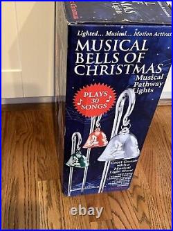 Mr Christmas Shepherd's Hook Musical Motion Pathway Bells / Rare / New In Box