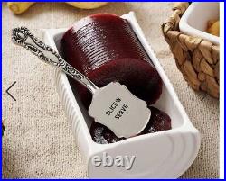 Mudpie Can-Berry Thanksgiving Cranberry Dish Set with silverplate spatula-New