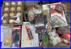 Multi-Item Christmas Decor & More Wholesale Lot Ornaments, LED- Great Condition