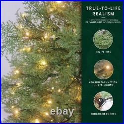 My Texas Home House Cypress Fir Artificial Christmas Tree (6ft Prelit) HearthFir