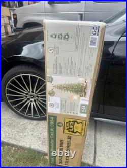 My Texas House 2025 7.5' Cypress Pre-Lit Artificial Christmas Tree 500 LEDs