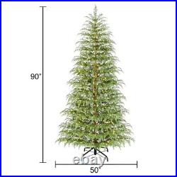 My Texas House 2025 7.5ft Cypress Pre-Lit Artificial Christmas Tree 500 LEDs