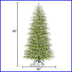My Texas House 2025 7.5ft Cypress Pre-Lit Artificial Christmas Tree 500 LEDs