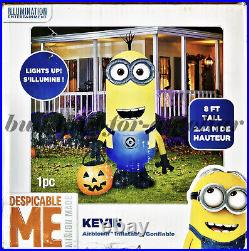 NEWRARE8' ft Inflatable Minion-Despicable Me-Airblown Halloween-Kevin-Minions