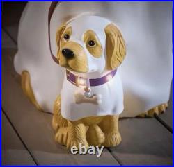 NEW 2.5 Ft Golden Retriever Halloween Dog Blow Mold Ghost LED 2025 NEW IN BOX