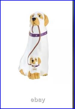 NEW 2.5 Ft Golden Retriever Halloween Dog Blow Mold Ghost LED 2025 NEW IN BOX
