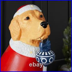 NEW 2.5 ft LED Golden Retriever Christmas Blow Mold Home Depot 2025