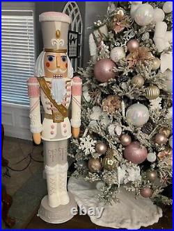 NEW! 6 ft Life Size LED Animated Nutcracker, Plays music! Holiday Christmas