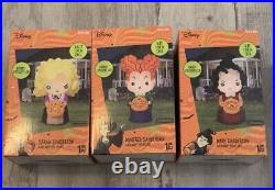 NEW All 3 Sanderson Sisters Hocus Pocus Halloween Inflatables LARGER 5' tall