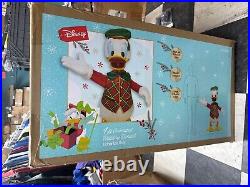 NEW Disney 4 ft. Animated Christmas Holiday Donald Duck