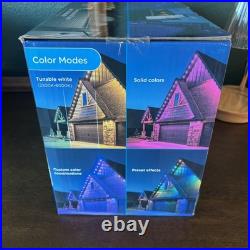 NEW Enbrighten Permanent Outdoor Wi-Fi Eternity Eave Lights 100ft Dimmable RGB+W