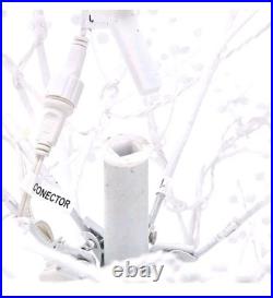 NEW GE Color Choice 5-ft Winterberry Pre-lit White Artificial Christmas Tree