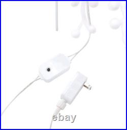 NEW GE Color Choice 5-ft Winterberry Pre-lit White Artificial Christmas Tree