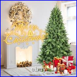 NEW Green Classic Artificial Christmas Tree Hinged with Foldable Stand 4-9Foot