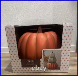 NEW Hobby Lobby Fall Halloween Stackable Pumpkins Orange Nesting Decorative Set NEW Hobby Lobby Fall Halloween Stackable Pumpkins Orange Nesting Decorative Set