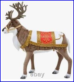 NEW Home Accents Holiday 4.5 Ft. Animated Reindeer Christmas Animatronic Decor