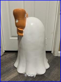 NEW IN-HAND Halloween Summerween Large Ghost with Orange & White Polka Dot Bow NEW IN-HAND Halloween Summerween Large Ghost with Orange & White Polka Dot Bow