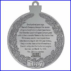 NEW John Deere Pewter Ornament YOU CHOOSE Year 1999 2009 2013 2014 2018 MORE NEW John Deere Pewter Ornament YOU CHOOSE Year 1999 2009 2013 2014 2018 MORE