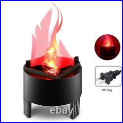 NEW LED Artificial Fire Lamp Fake Flame Effect 3D Fire Campfire Light Xmas Decor