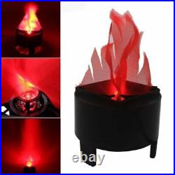 NEW LED Artificial Fire Lamp Fake Flame Effect 3D Fire Campfire Light Xmas Decor