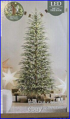 NEW MY TEXAS HOUSE 9ft PRE-LIT TWINKLE LED CYPRESS ARTIFICIAL CHRISTMAS TREE