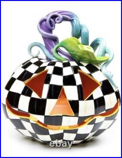 NEW MacKENZIE CHILDS FORTUNE TELLER JACK O' LANTERN PUMPKIN
