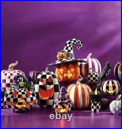 NEW MacKENZIE CHILDS FORTUNE TELLER JACK O' LANTERN PUMPKIN