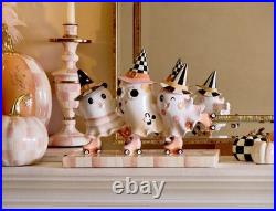 NEW MacKenzie-Childs Hocus Pocus Ghost Trio Figurine, Rosy Check/Multi, $149.95
