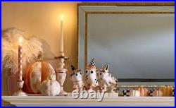 NEW MacKenzie-Childs Hocus Pocus Ghost Trio Figurine, Rosy Check/Multi, $149.95