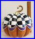 NEW_Mackenzie_Childs_10_5_Tall_FAIRYTALE_COURTLY_CHECK_PUMPKIN_Hand_Painted_01_qlju