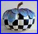 NEW_Mackenzie_Childs_Small_7_x_6_COURTLY_CHECK_FOLIAGE_PUMPKIN_Hand_Painted_01_xn