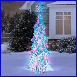 NEW Member's Mark 6' Pre-Lit Prismatic Tree