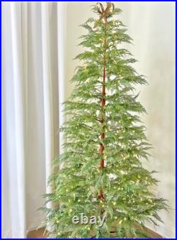 NEW My Texas House 7.5' Pre-lit Twinkle LED Cypress Artificial Christmas Tree