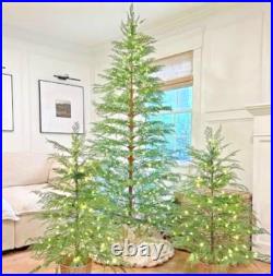 NEW My Texas House 7.5' Pre-lit Twinkle LED Cypress Artificial Christmas Tree