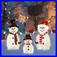 NEW_NEVER_USED_OPEN_BOX_LED_Snowman_Christmas_SNOW_MAN_FAMILY_DULEFUN_581_01_hhd