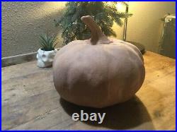 NEW Pottery Barn Handmade Terracotta Jack O Lantern Pumpkins Medium